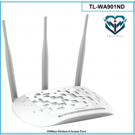 Wireless N Access Point ,Model TP-LINK ,TL-WA901ND , Up to 300 Mbps ,3 antena  3 x 5dBi ,te cmontueshme