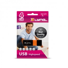 Flesh USB FlashDrive  4GB XLyne Wave Blister