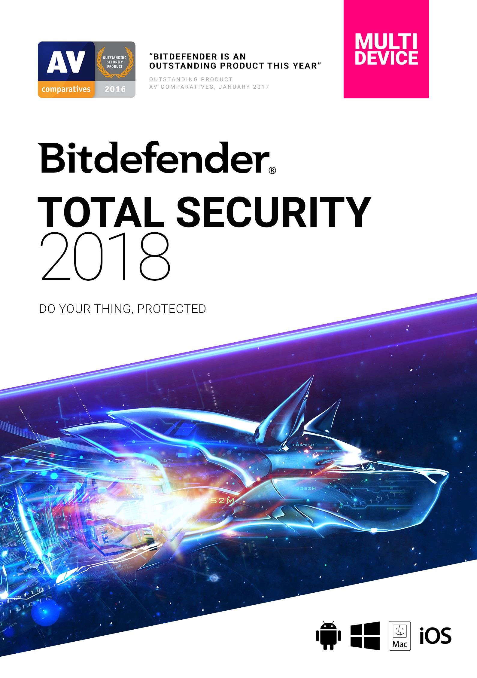 Bitdefender Total Security 10 Device 1 Vit 
