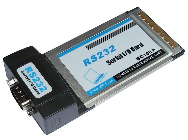 COM Port per laptop PCMCIA to RS 232 COM Port