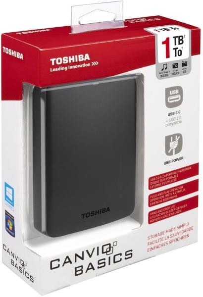 External HDD 2.5 '' Toshiba 1 TB