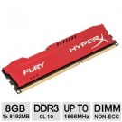 Ram Desktop DDR3, 8Gb, Kingston FuryHyperix 1600