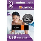 Flesh USB USB FlashDrive 8GB XLyne Wave Blister