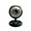 Web Cam + Microphone WAVE ,WS-CAM-242, 16Mpixel, USB2.0, built-in mic, with one cable. Full black,